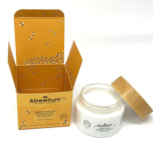 Crema facial Hidratante, Nutritiva – Ác. hialurónico, aceite de baobab y Miel